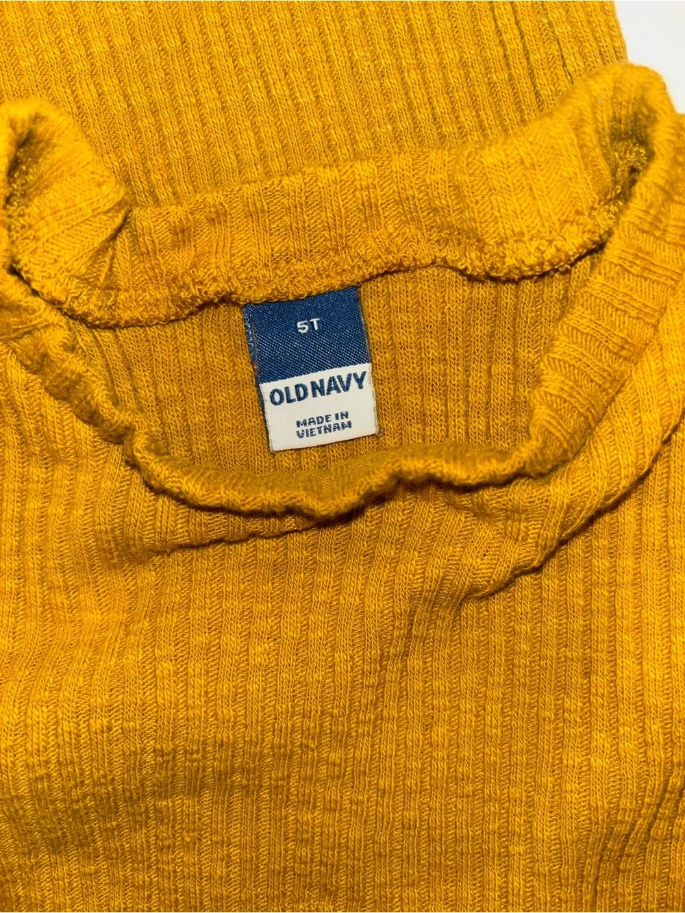 Old Navy Kids Ribbed Jogger Set - Mustard Yellow